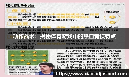 动作战术：揭秘体育游戏中的热血竞技特点